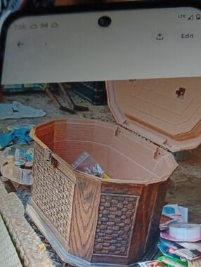 Sewing Box With Contents